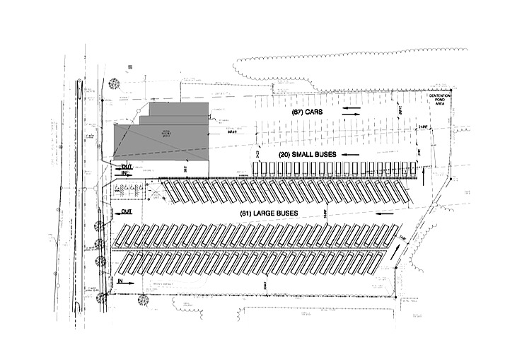 Site plan — parking layout
